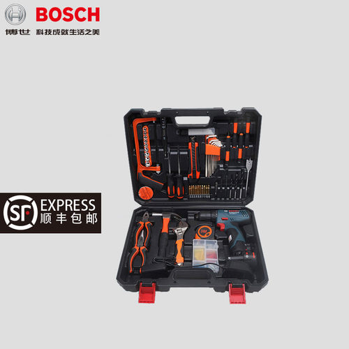 博世TSR1080-2-LI锂电电动螺丝刀充电手枪钻电钻工具箱套装