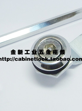 六角防水锁芯锁　广告灯箱圆柱锁MS705-7　工业电柜锁　钣金柜锁