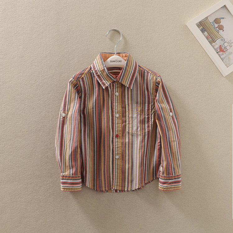 Chemise garcon à manche longue - Ref 2078316 Image 1