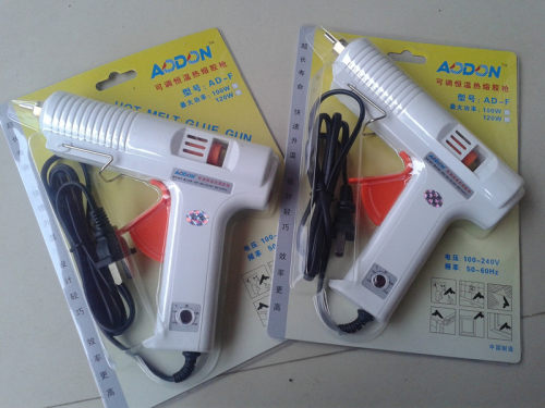 超长寿命可调恒温热熔胶枪 AODON胶枪 120W功率 可调恒温打胶枪滴