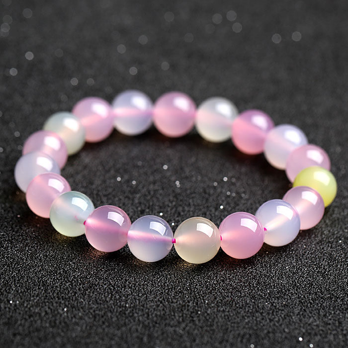 天然彩色摩根玉髓手链 直接8-10毫米在类目 饰品/流行首饰/时尚饰品新, 手链中 - 来自Buy2taobao.com提供专业的淘宝代购服务