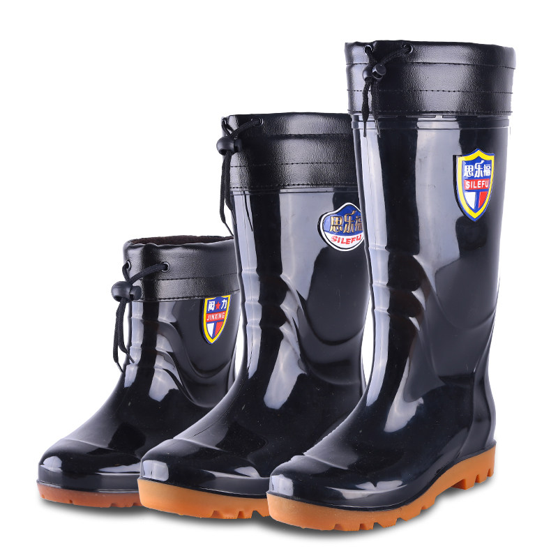 Chaussures - bottes caoutchouc homme pour hiver - semelle tendon - Ref 962964 Image 1