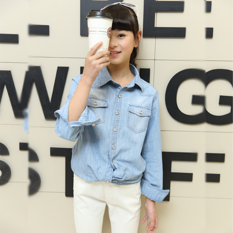 Chemise fille à manche longue - Ref 2084680 Image 1
