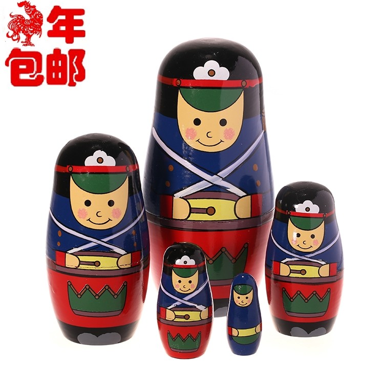 exquisite Matryoshka Oil paint 5 Matryoshka Features arts and crafts Overseas Crafts Russian specialtiesin the Arts and crafts , Overseas Crafts , Russian specialties  category - from Buy2taobao.com to provide professional Taobao agent buy service