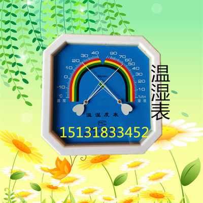 特价高精度温湿度计八角温湿表WS2080B型家用厂房车间温湿度测量