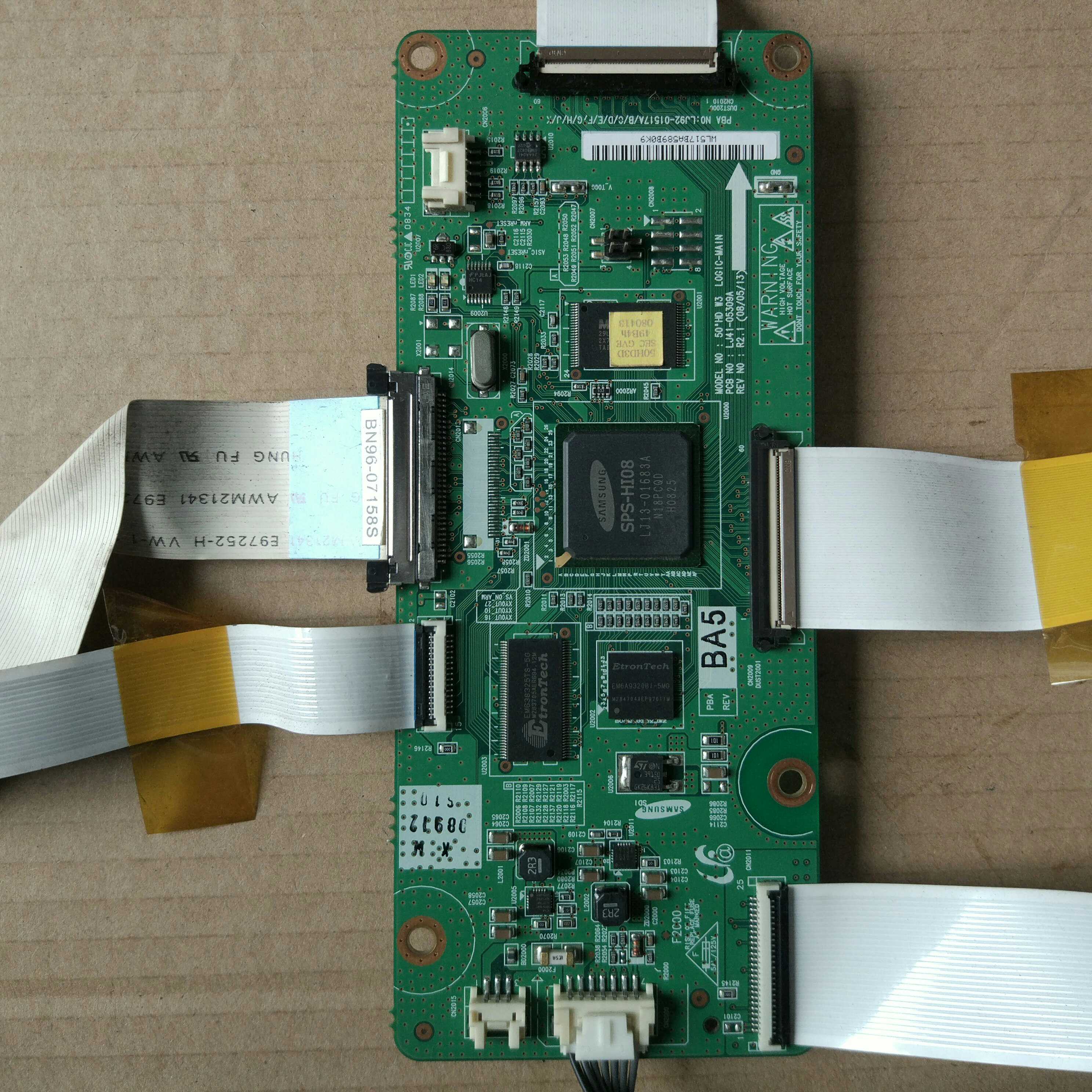 三星PS50A350P1 逻辑板 LJ41-05309A LJ92-01517A  屏S50HW -YB03