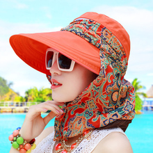 夏季女防晒帽 沙滩太阳帽 帽子