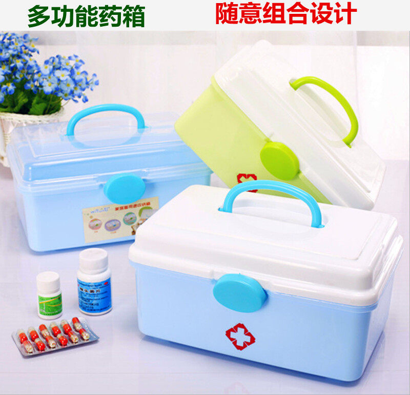 婴儿药箱宝宝小号药品药物收纳盒便携儿童药箱大号家庭家用医药箱