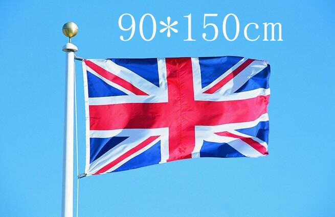 现货包邮90*150cm 3*5ft 英国国旗 4号涤纶旗帜 england flag