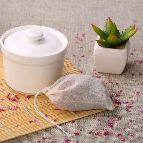 50个装 原生态米黄色 重复用 约可装十克