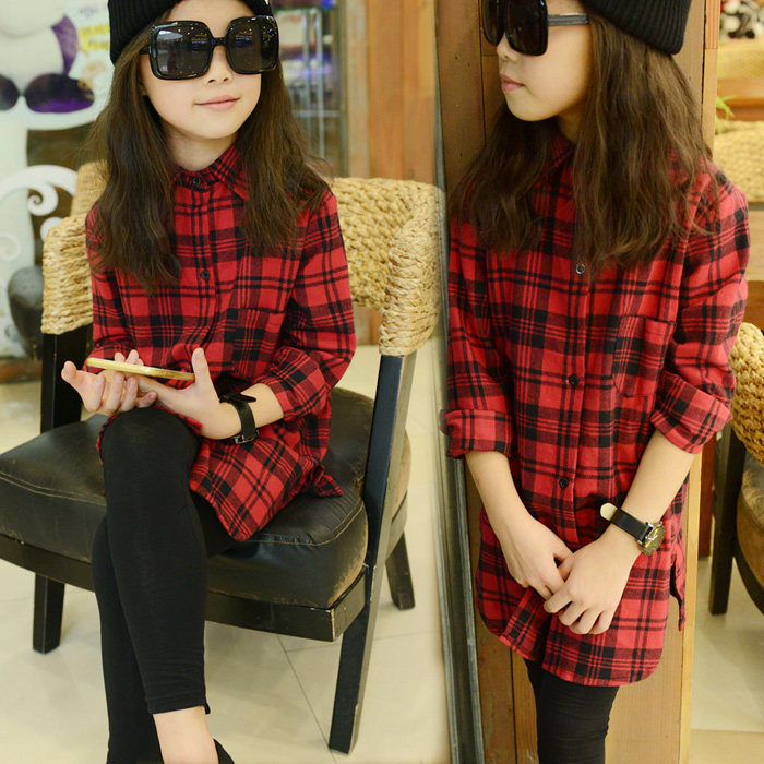 Chemise fille à manche longue - Ref 2084982 Image 1