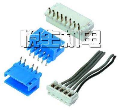 2.0MM间距刺破条形连接器TJC20041-8Y 塑壳TJC20027针座