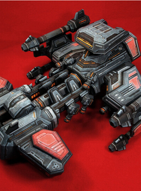 StarCraft星际争霸2 巡洋战舰 超精细3D纸模型DIY玩具