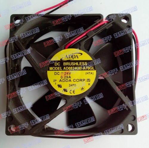 全新原装正品 ADDA风扇 AD0824UB-A70GL(T) 8cm 24v风扇 8025