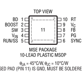 进口原装 LT3480EMSE LT3480IMSE LT3480HMSE LT3480MPMSE LT3480