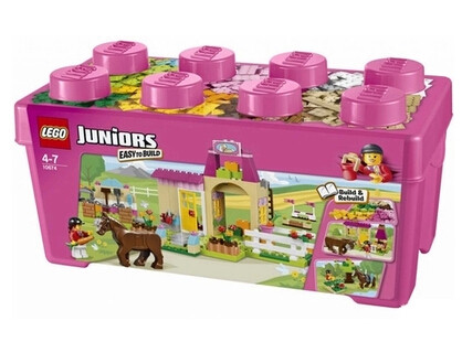 2014款 儿童益智乐高lego 小拼砌师系列 小马农场10674