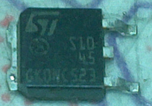 原装进口STPS1045B 贴片 S1045B 10A 45V TO-252 肖特基管 现货
