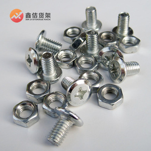 角钢货架螺丝家用货架置物架仓储货架螺丝十字螺丝螺母三角片螺丝