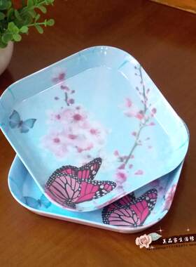 欧式小吃盘塑料骨碟密胺餐具