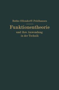 【预订】Funktionentheorie Und Ihre Anwendung...