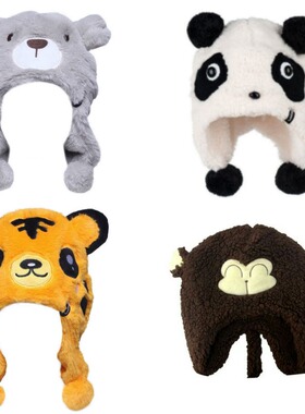 迪卡侬WEDZE婴幼儿童宝宝厚帽子户外运动保暖抓绒可爱卡通滑雪帽