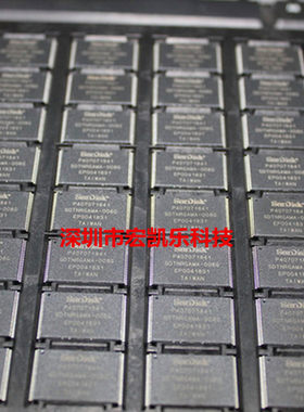 闪迪存储器8GB nandFLASH内存芯片SDTNRGAMA-008G原装手机字库