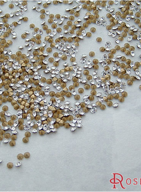 手工美容材料 DIY饰品配件 1.2MM国产水钻(白色)50个(20832)
