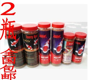 鱼粮锦鲤鱼金鱼増色增颜饲料小中粒大桶鱼食上浮不浑水包邮
