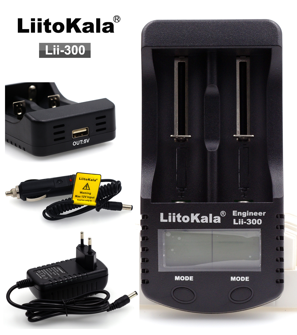 LiitoKala Lii-300 18650/26650/AA电池液晶充电器 电池容量测试在类目 户外/登山/野营/旅行用品, 户外照明, 灯具配件, 充电器中 - 来自Buy2taobao.com提供专业的淘宝代购服务