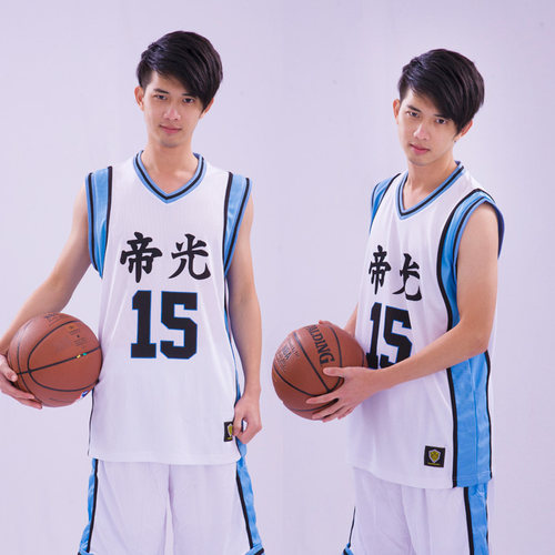 黑子哲也可定做改名篮球服套装
