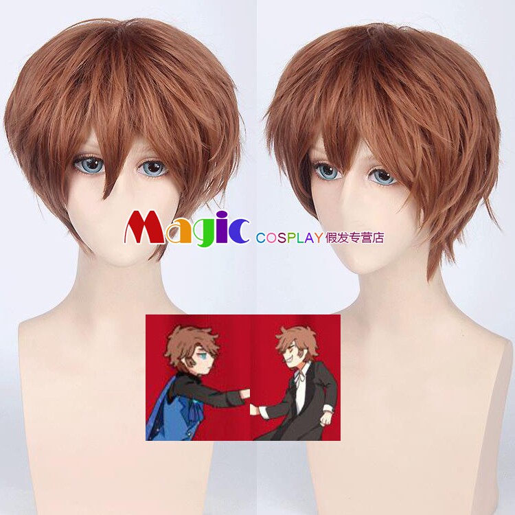 cosplay假发 迪士尼动画怪诞小镇迪普派恩斯 dipper pines 棕色短