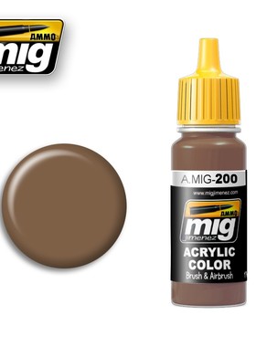 钢铁苍穹 AMMO MIG 水性漆 200 FS33531 中石色  17毫升