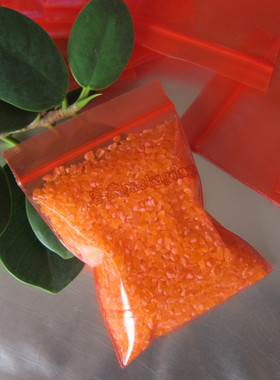 PE2号6*8*13丝红色自封袋 礼品包装袋 密封袋 配件拉骨袋 100个价