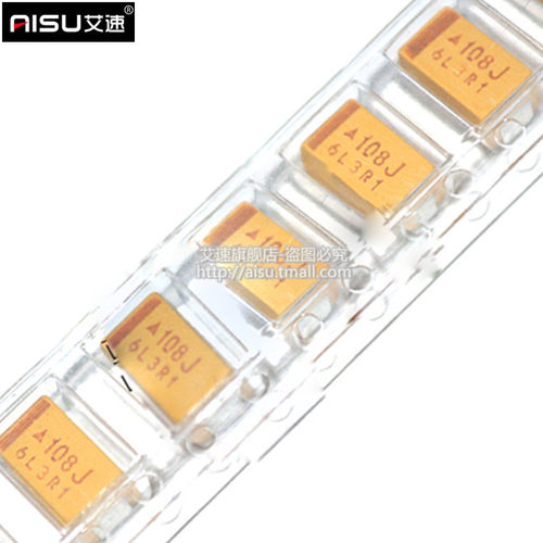 7343E型贴片钽电容6V 1000uF 6.3V 108J 有极性胆电容