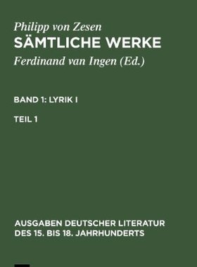 【预售】Zesen, Philipp Von; Ingen, Ferdinand Van: Samt...