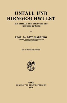 【预订】Unfall Und Hirngeschwulst: Ein Beitr...