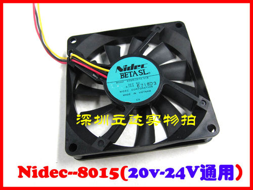 Nidec  8015 8CM变频器 电饭锅 24V 20V散热器风扇D08R-20TH 01B
