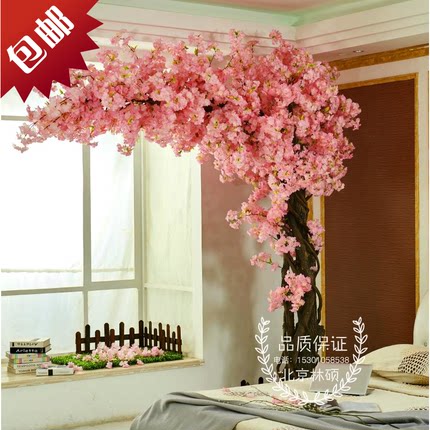 仿真樱花桃花梅花树酒店商业场所网红婚庆许愿树大型装饰造型假树