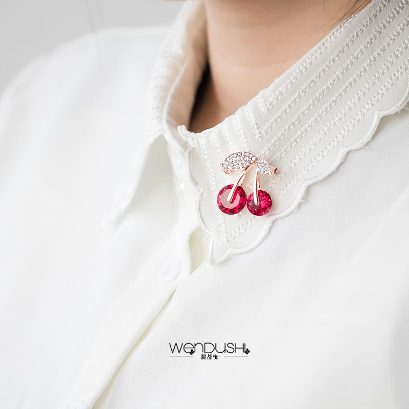 Broche femme en Zircon diamant - Ref 1177519 Image 1