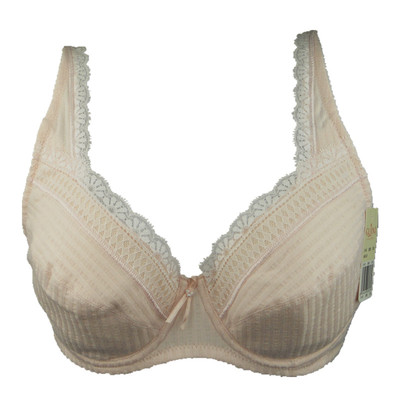 古今全罩杯条纹文胸