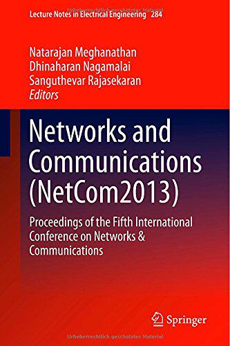 【预订】Networks and Communications (NetCom2013)