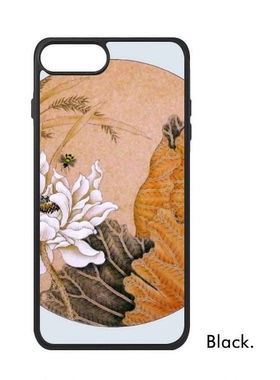 适用于iPhone枯黄色荷叶芦苇圆形Xr手机壳max保护套678pro硅胶112