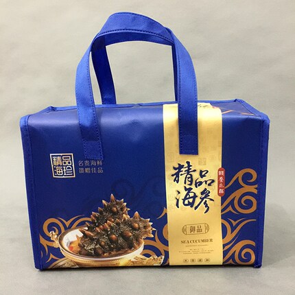 新款现货海参礼品保温袋冷藏保鲜二斤装加厚手提冰包水产快递两款