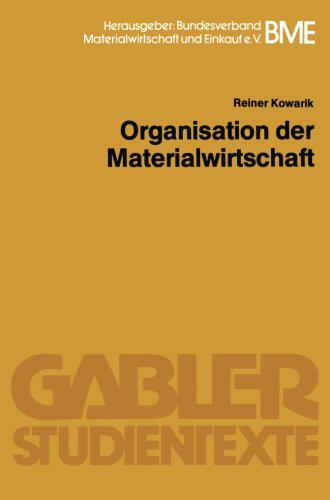 【预售】Organisation Der Materialwirtschaft