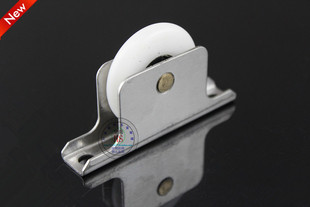 无框淋浴房平面移门下滑轮老式浴室玻璃门下框轮下单轮配件送螺丝