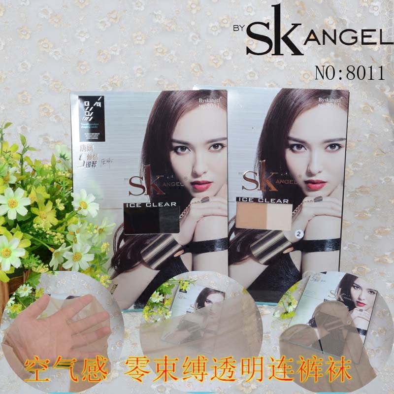 6双包邮 Byskangel SK 8011夏季超薄空气感零束缚透明加档连裤袜 女士内衣/男士内衣/家居服 中筒袜 原图主图