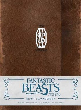 神奇动物在哪里 纽特笔记本 哈利波特周边 英文原版 Fantastic Beasts and Where to Find Them:Newt Scamander Ruled Journal