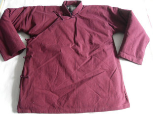 纯手工纯棉粗布男士女士同款偏大襟棉衣 斜襟上衣 民族中式服装