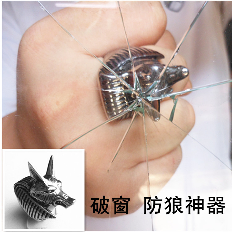 防身男士钛钢复古霸气风戒指包邮