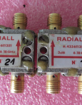 RADIALL R433611351 6-18GHz 3dB SMA 90度功率 功分器 电桥